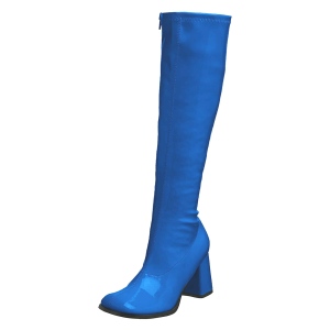 Bl� lackst�vlar 7,5 cm GOGO-300 h�gklackat damst�vlar f�r m�n