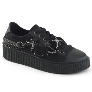 Canvas 4 cm SNEEKER-112 Mens sneakers creepers shoes