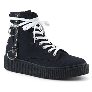 Canvas 4 cm SNEEKER-256 Mens sneakers creepers shoes