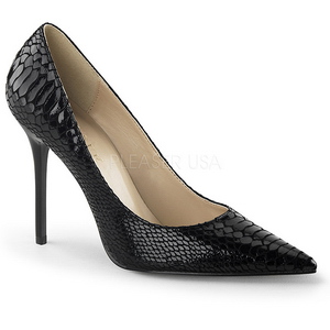 L�der 10 cm CLASSIQUE-20SP stora storlekar stilettos skor