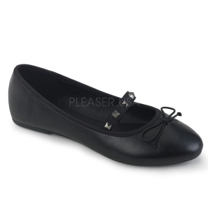 Leatherette DEMONIA DRAC-07 ballerinas flat womens shoes