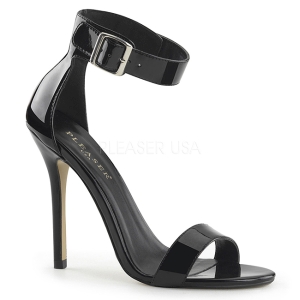 Patent 13 cm Pleaser AMUSE-10 high heeled sandals