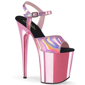 Pink 20 cm FLAMINGO-809HG pleaser high heels skor