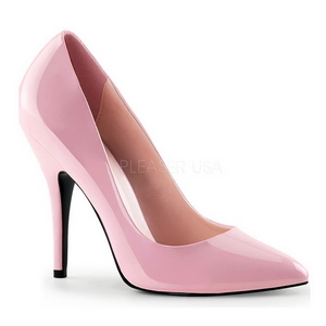 Pink Lack 13 cm SEDUCE-420 Pumps H�gklackade Herrskor