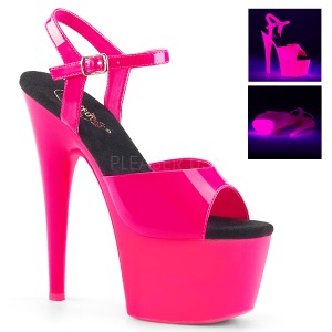 Pink Neon 18 cm ADORE-709UV High Heels Platform