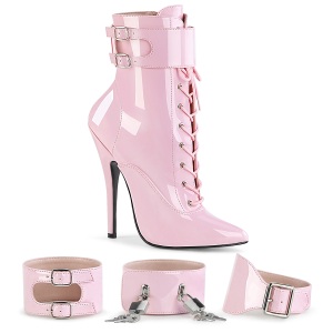Rosa Lack 15 cm DOMINA-1023 Dam St�vletter f�r M�n