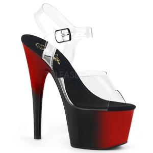 Tv�f�rgad 18 cm ADORE-708BR h�gklackade plat�skor