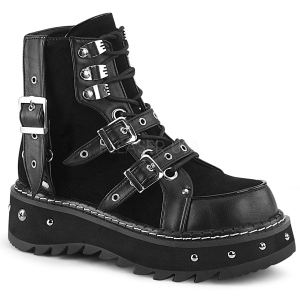 Vegan 3 cm LILITH-278 demoniacult ankle boots platform