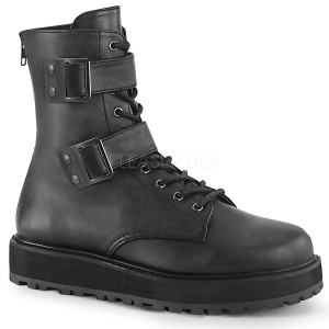 Vegan VALOR-250 demonia ankle boots - unisex combat boots