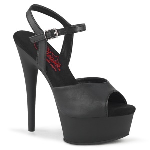 Vegan high heels 15 cm EXCITE-609 platå high heels