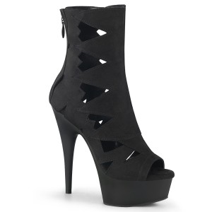 Vegan suede 15 cm DELIGHT-1014 �ppen t� ankel booties