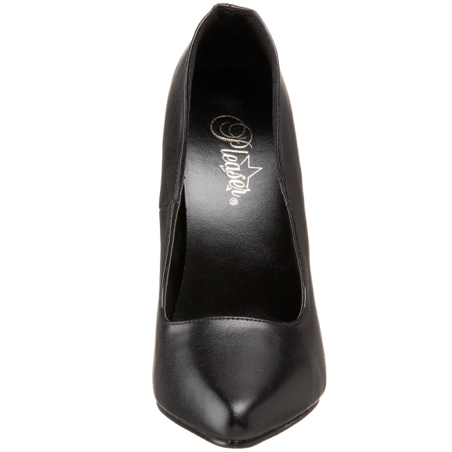 Black Leather 15 cm DOMINA-420 Women Pumps Shoes Stiletto Heels