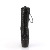 1040SPF - 18 cm pleaser hgklackade boots orm mnster svarta