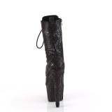 1040SPF - 18 cm pleaser hgklackade boots orm mnster svarta
