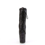 1040SPF - 20 cm pleaser hgklackade boots orm mnster svarta