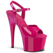 Pink plat� 18 cm ADORE-709 pleaser high heels skor