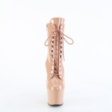 ADORE-1020 18 cm pleaser högklackade boots blush