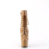 ADORE-1020 18 cm pleaser högklackade boots toffee