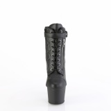 ADORE-700-05 18 cm pleaser hgklackade boots svart
