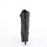 ADORE-700-05 18 cm pleaser hgklackade boots svart