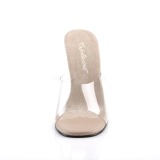 Beige 11,5 cm FABULICIOUS GALA-01 womens mules shoes