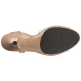 Beige Varnish 8 cm BELLE-309 Womens High Heel Sandals