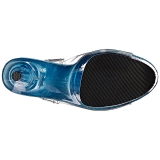 Blå 20 cm FLAMINGO-808T Acryl Platå Högklackade Sandaler