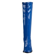 Bl� lackst�vlar 7,5 cm GOGO-300 h�gklackat damst�vlar f�r m�n