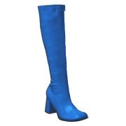 Bl� lackst�vlar 7,5 cm GOGO-300 h�gklackat damst�vlar f�r m�n