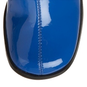 Bl� lackst�vlar 7,5 cm GOGO-300 h�gklackat damst�vlar f�r m�n