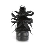 Black 9,5 cm DemoniaCult GOTHIKA-53 gothic platform shoes