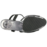 Black Glitter 15 cm DELIGHT-609-5G High Heel Platform