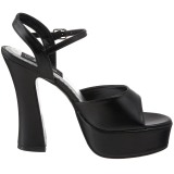 Black Konstl�dere 13 cm DOLLY-09 High Heels for Men