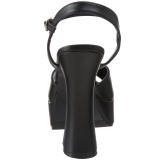 Black Konstl�dere 13 cm DOLLY-09 High Heels for Men