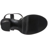 Black Konstl�dere 13 cm DOLLY-09 High Heels for Men
