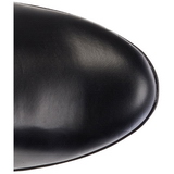 Black Konstldere 13 cm ELECTRA-3000Z High Heeled Overknee Boots