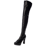 Black Konstl�dere 13 cm ELECTRA-3000Z Thigh High Boots for Men