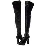 Black Konstl�dere 13 cm ELECTRA-3000Z Thigh High Boots for Men