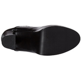 Black Konstldere 13 cm ELECTRA-3028 High Heeled Overknee Boots