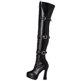 Black Konstl�dere 13 cm ELECTRA-3028 Thigh High Boots for Men