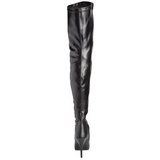 Black Konstldere 13 cm SEDUCE-3000 overknee high heel boots