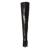Black Konstldere 13 cm SEDUCE-3010 overknee high heel boots