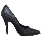 Black Konstl�dere 13 cm SEDUCE-420 Pumps High Heels for Men
