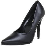 Black Konstldere 13 cm SEDUCE-420 pointed toe pumps high heels