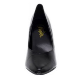 Black Konstldere 13 cm SEDUCE-420V pointed toe pumps with high heels