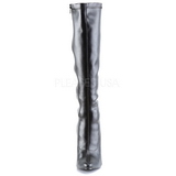 Black Konstldere 15 cm DOMINA-2000 High Heeled Womens Boots for Men