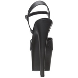 Black Leatherette 18 cm Pleaser SKY-309 High Heels Platform