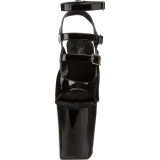 Black Patent 20 cm XTREME-873 High Heels Platform