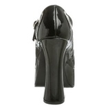 Black Shiny 13 cm DOLLY-50 High Heel Pumps for Men