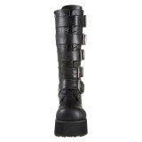 Black Vegan 8,5 cm TRASHVILLE-518 demonia boots - unisex platform boots
